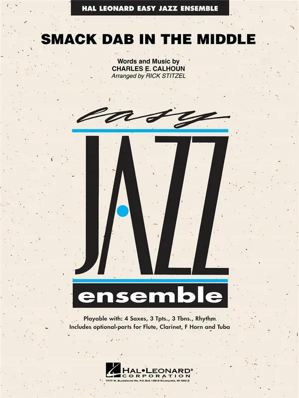Charles Calhoun Smack Dab In The Middle (Arr. Rick Stitzel) Jazz Ensemble