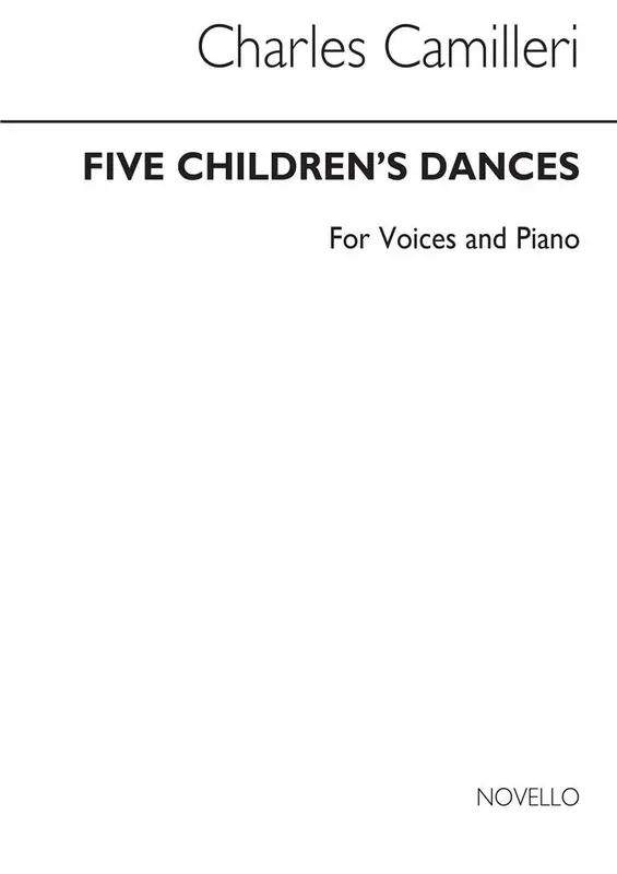 Charles Camilleri Five Children‘s Dances for Piano Klavier Solo