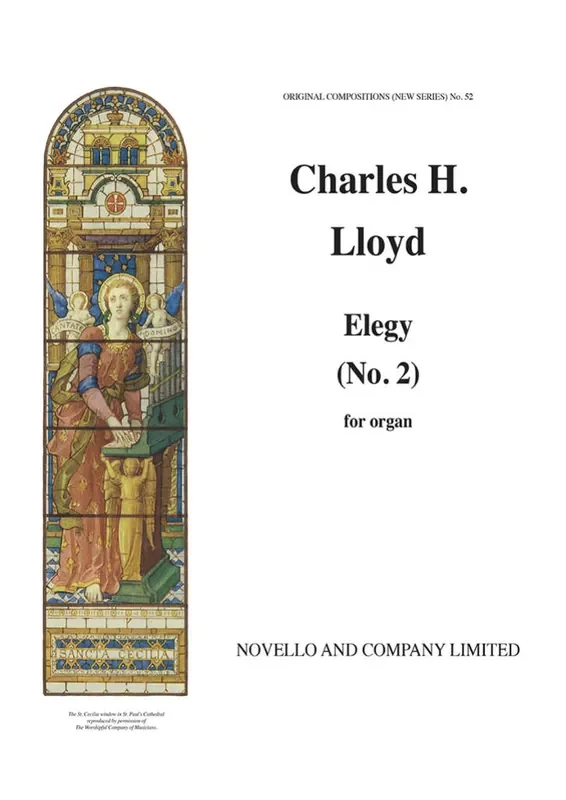 Charles Harford Lloyd Elegy (No.2) Organ Orgel