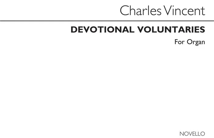 Charles J. Vincent Devotional Voluntaries Book 1 (Three Stave) Orgel