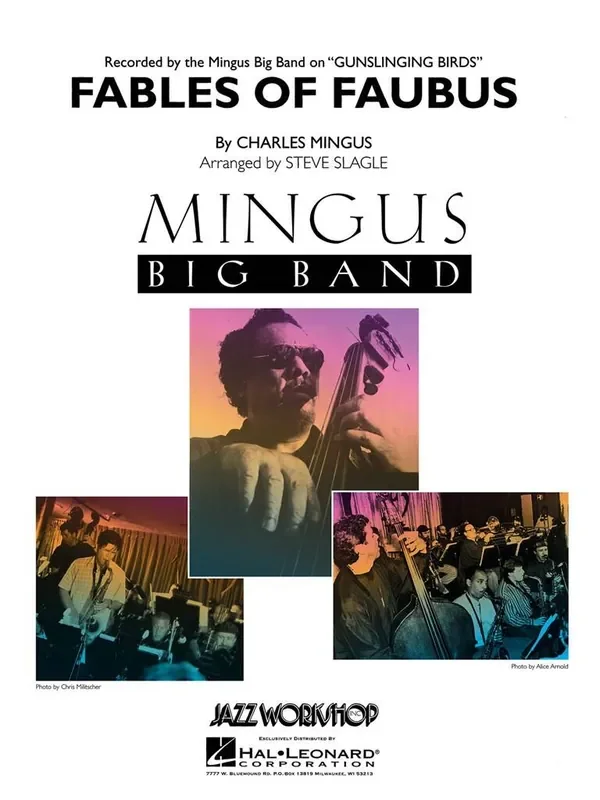 Charles Mingus Fables Of Faubus Full Score (Arr. Steve Slagle) Jazz Ensemble