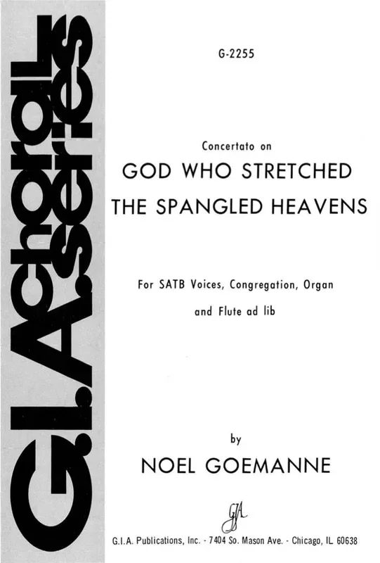 Charles R. Anders God Who Stretched the Spangled Heavens Gemischter Chor mit Begleitung