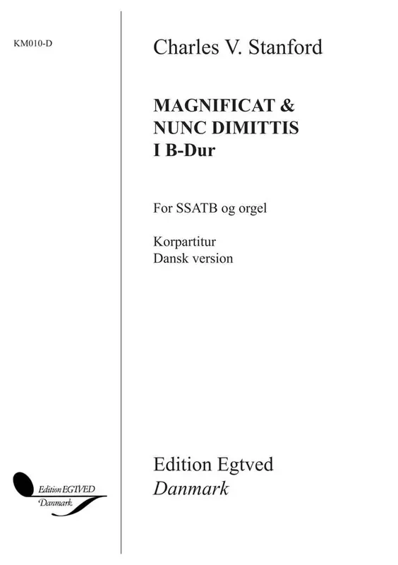 Charles Villiers Stanford Magnificat&nunc Dimittis