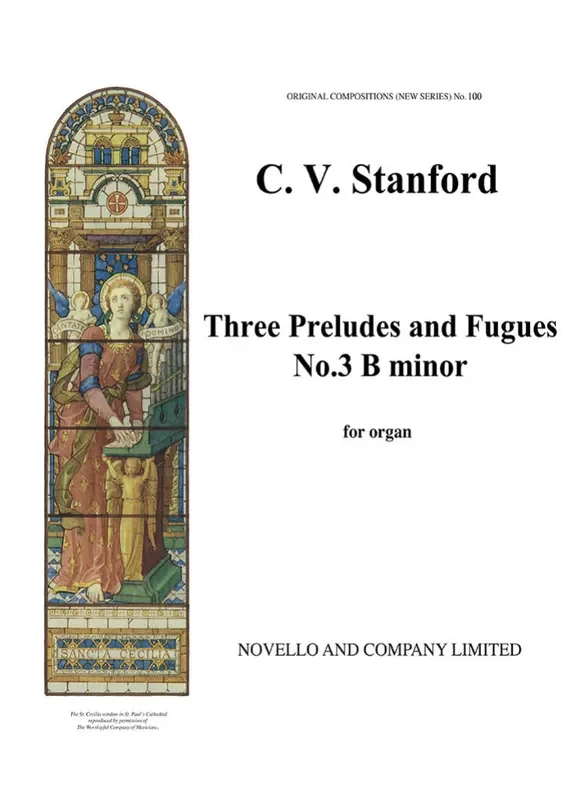 Charles Villiers Stanford Preludes And Fugue No.3 In B Minor (From Op.193) Orgel