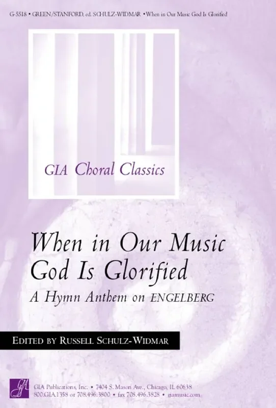 Charles Villiers Stanford When, in Our Music, God Is Glorified Gemischter Chor mit Klavier/Orgel