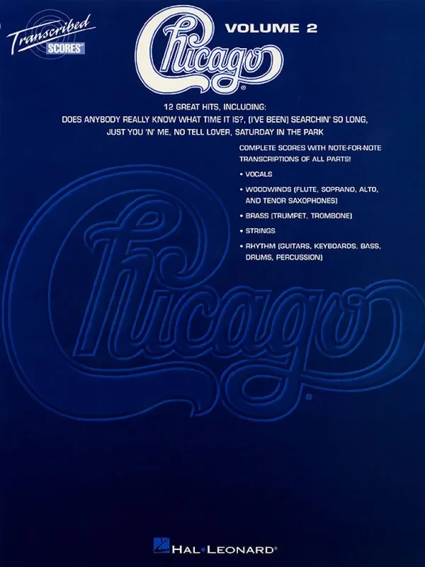 Chicago Chicago – Transcribed Scores Volume 2 Sonstoge Variationen