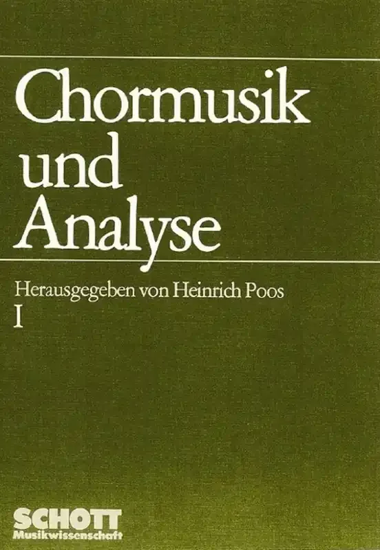 Chormusik und Analyse Teil 1