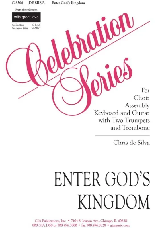 Chris de Silva Enter God‘s Kingdom Gemischter Chor mit Klavier/Orgel