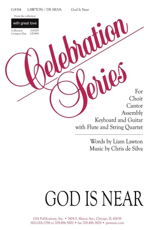 Chris de Silva God Is Near – guitar part Gemischter Chor mit Begleitung