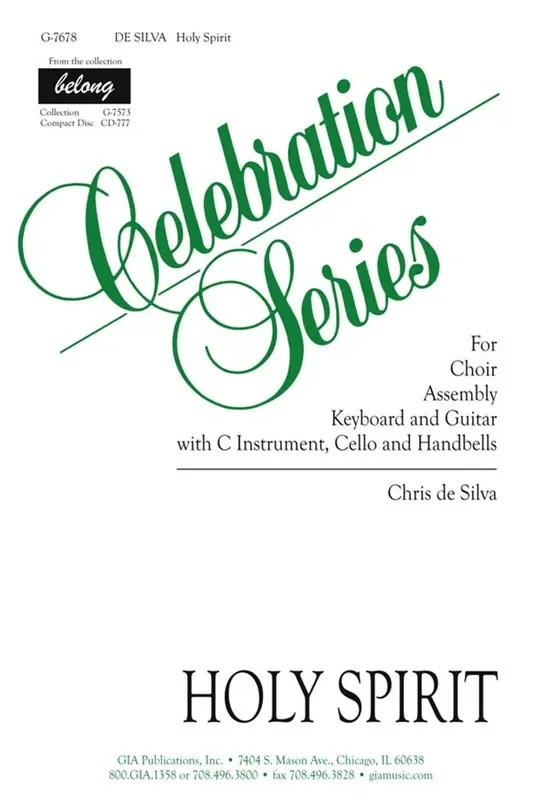 Chris de Silva Holy Spirit Gemischter Chor mit Klavier/Orgel