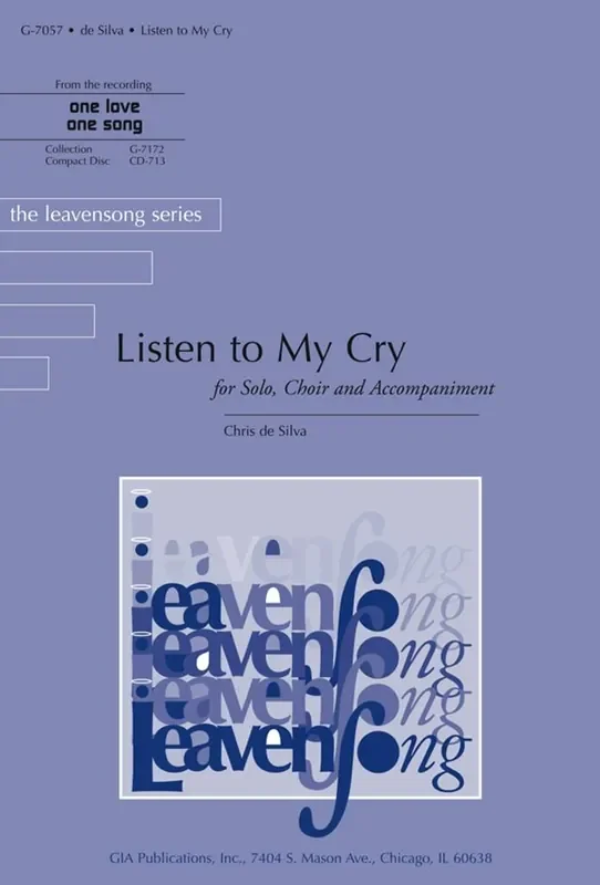 Chris de Silva Listen to My Cry Gemischter Chor mit Begleitung