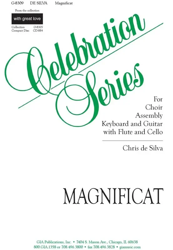 Chris de Silva Magnificat Gemischter Chor mit Klavier/Orgel