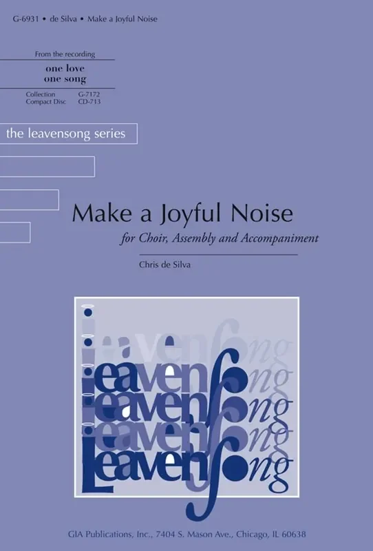 Chris de Silva Make a Joyful Noise – Guitar part Gemischter Chor mit Begleitung