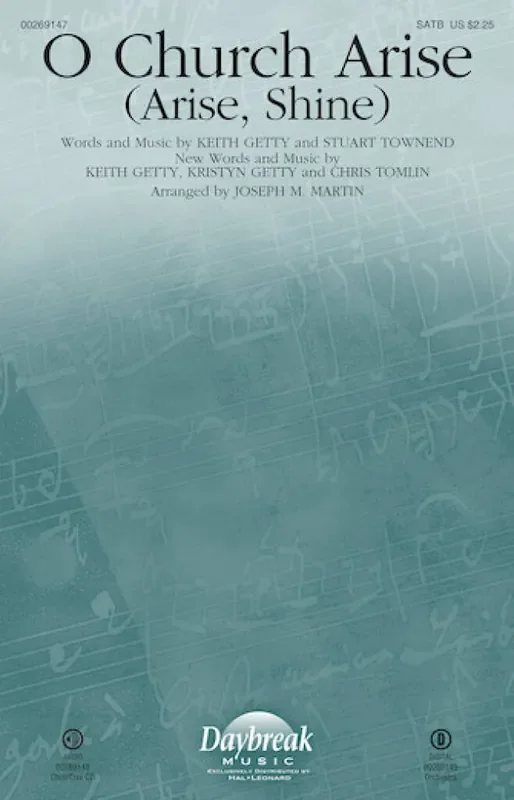 Chris Tomlin O Church, Arise (Arise, Shine) (Arr. Joseph M. Martin) Gemischter Chor mit Begleitung