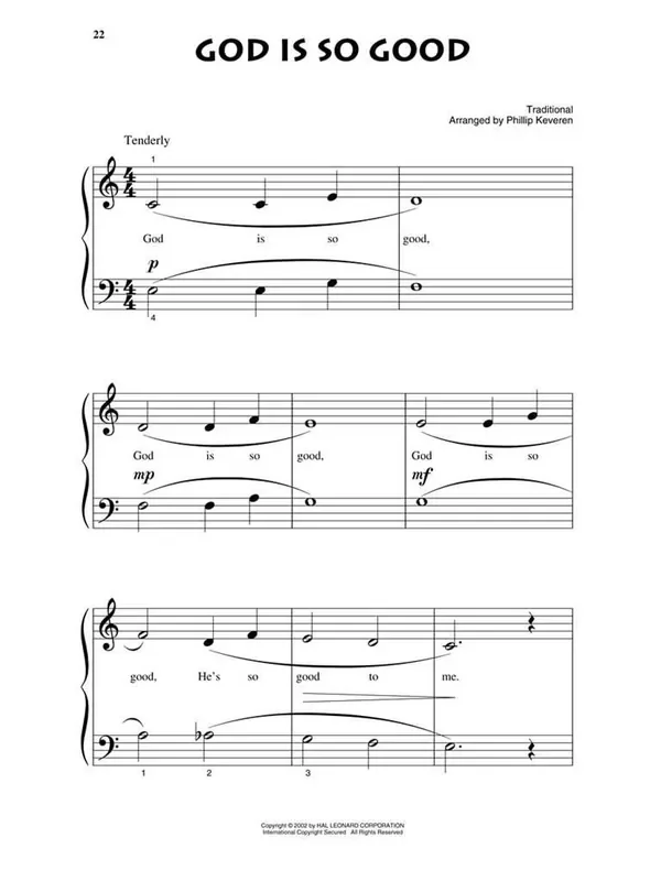 Christian Children‘s Favorites Klavier Solo