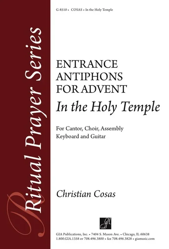 Christian Cosas In the Holy Temple – Guitar part Gemischter Chor mit Begleitung