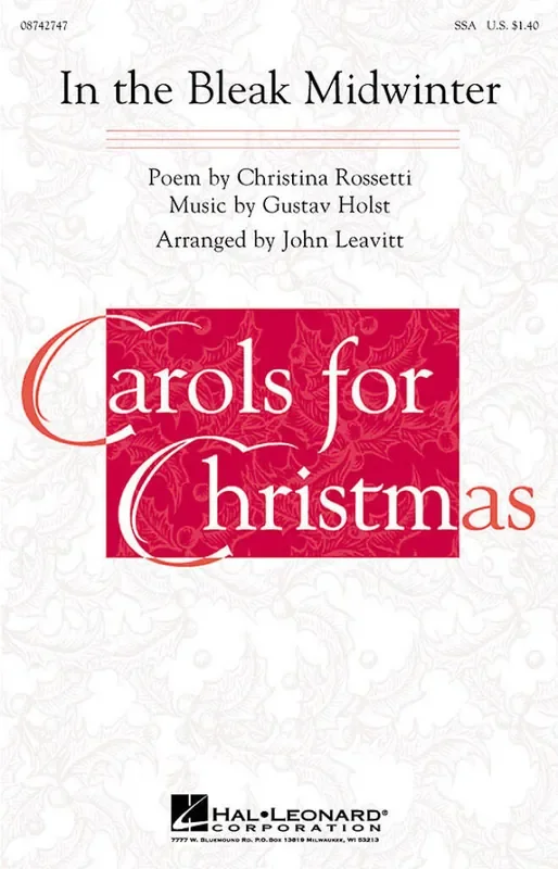 Christina Rossetti In the Bleak Midwinter (Arr. John Leavitt) Frauenchor mit Begleitung