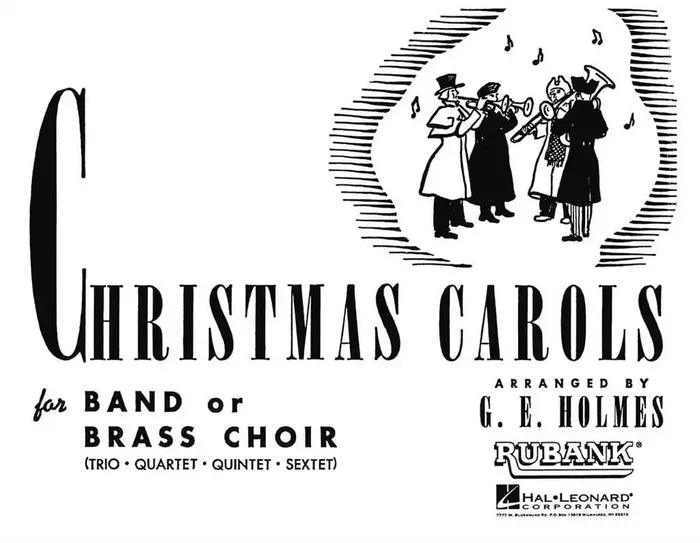 Christmas Carols for Band or Brass Choir (Arr. G. E. Holmes) Variables Blasorchester