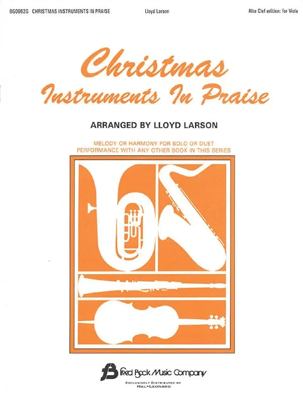 Christmas Instruments In Praise (Alto Clef) (Arr. Lloyd Larson) Sonstoge Variationen