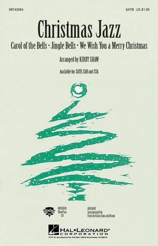 Christmas Jazz (SATB) (Arr. Kirby Shaw) Gemischter Chor mit Klavier/Orgel