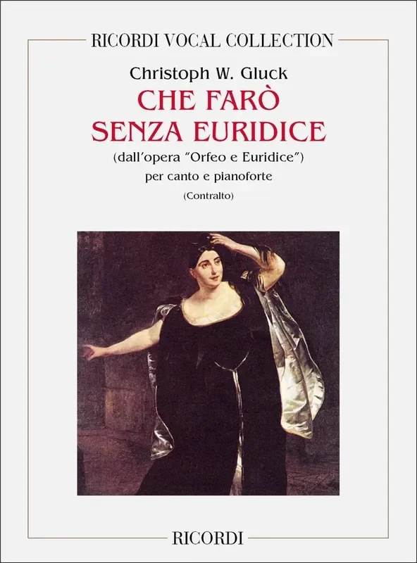 Christoph Willibald Gluck Orfeo Ed Euridice Che Farò Senza Euridice? Gesang mit Klavier