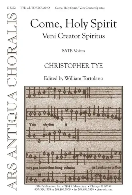 Christopher Tye Come Holy Spirit Gemischter Chor mit Begleitung