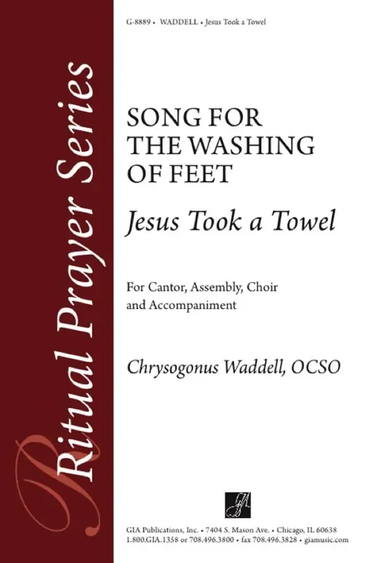 Chrysogonus Waddell Jesus Took a Towel Gemischter Chor mit Ensemble