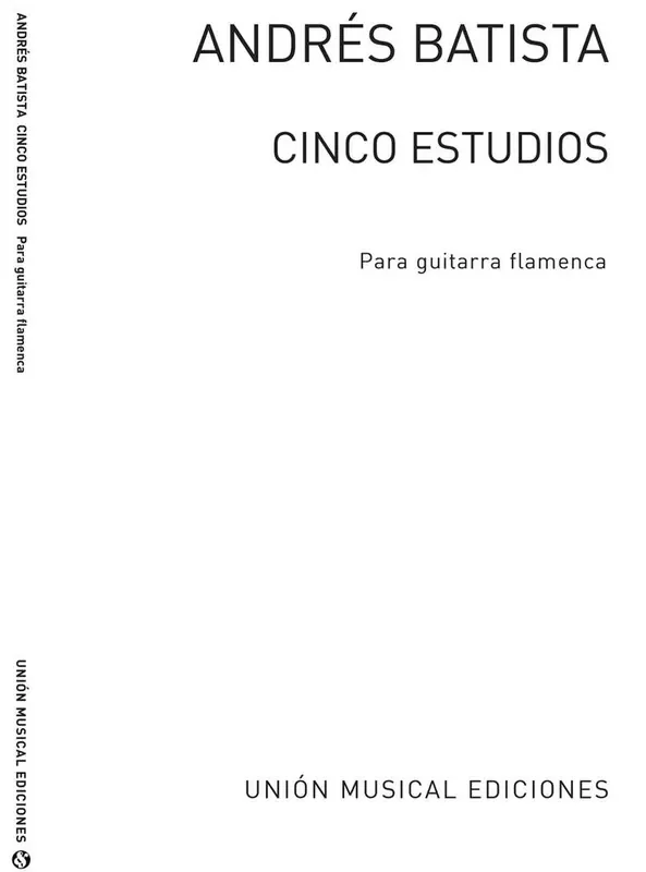 Cinco Estudios Para Guitarra Flamenca Gitarre Solo