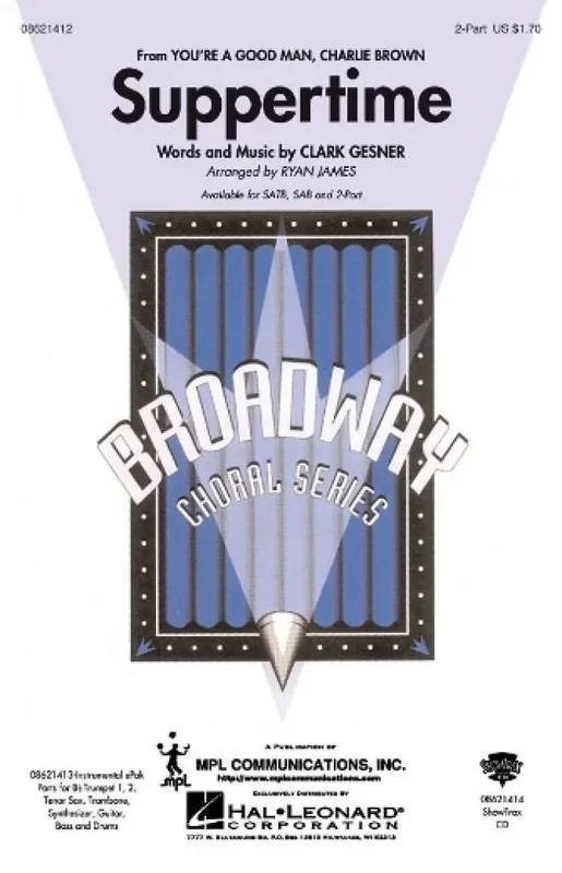 Clark Gesner Suppertime (Arr. Ryan James) Frauenchor mit Begleitung