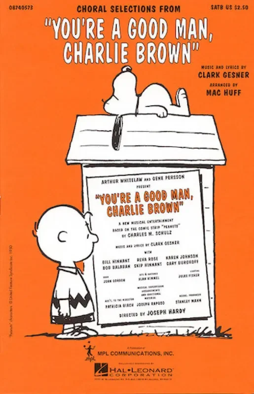 Clark Gesner You‘re a Good Man, Charlie Brown (Arr. Mac Huff) Frauenchor mit Begleitung