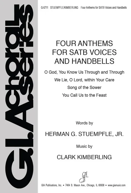 Clark Kimberling Four Anthems for SATB Voices and Handbells Gemischter Chor mit Begleitung