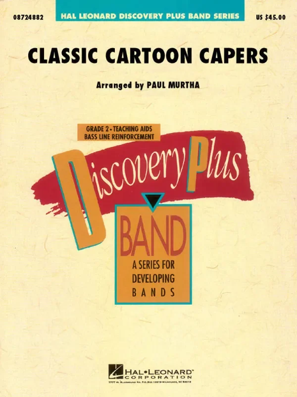Classic Cartoon Capers (Arr. Paul Murtha) Blasorchester
