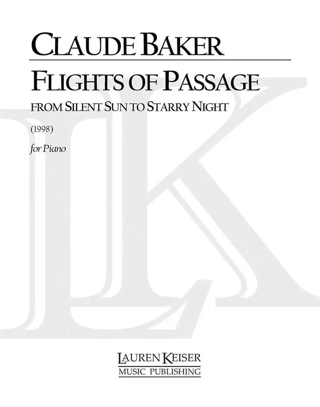 Claude Baker Flights of Passage Klavier Solo