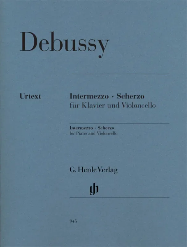 Claude Debussy Intermezzo And Scherzo For Cello Cello mit Begleitung