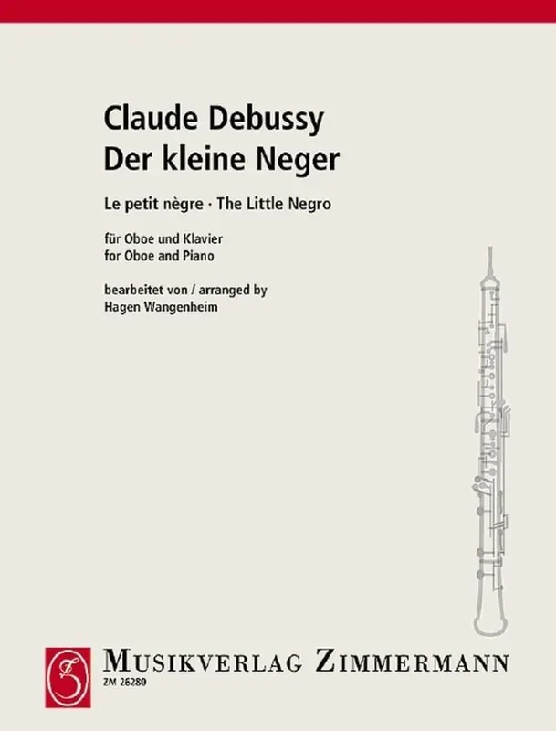 Claude Debussy Petit Negre Oboe mit Begleitung