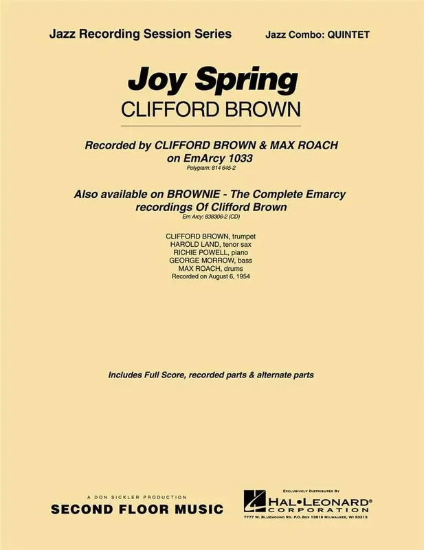 Clifford Brown Joy Spring Jazz Ensemble