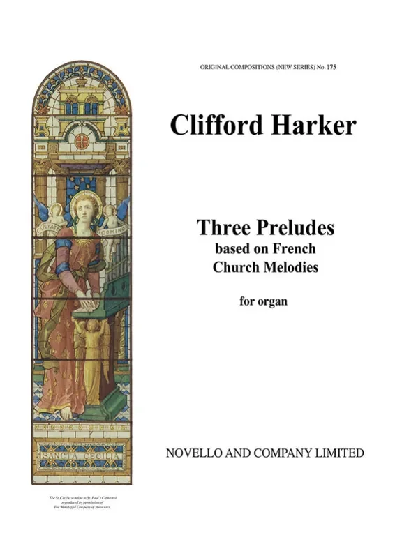 Clifford Harker Three Preludes (Based On French Church Melodies) Orgel