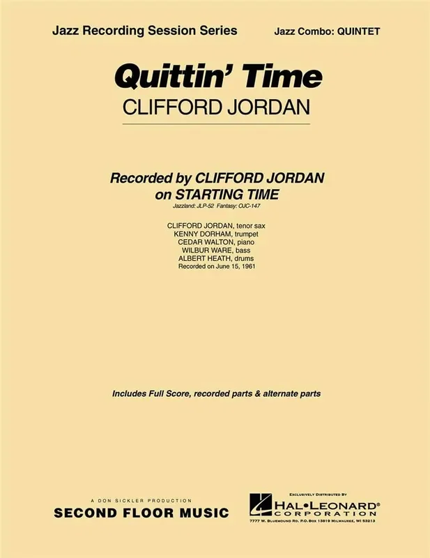 Clifford Jordan Quittin‘ Time Jazz Ensemble