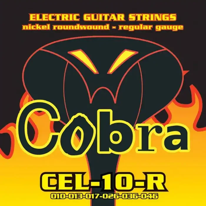 Cobra snarenset elektrische gitaar, nickel roundwound, regular .010-.013-.017-.026-.036-.046
