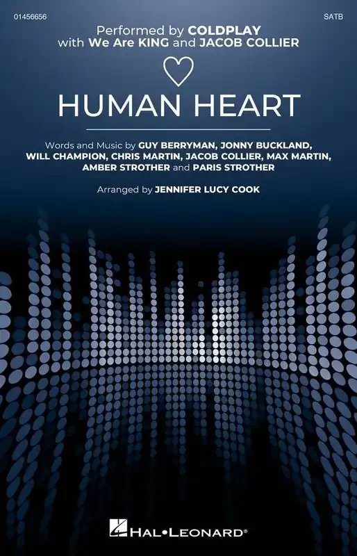 Coldplay Human Heart (Arr. Jennifer Lucy Cook) Gemischter Chor A cappella