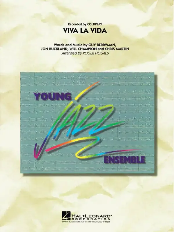Coldplay Viva La Vida (Arr. Roger Holmes) Jazz Ensemble