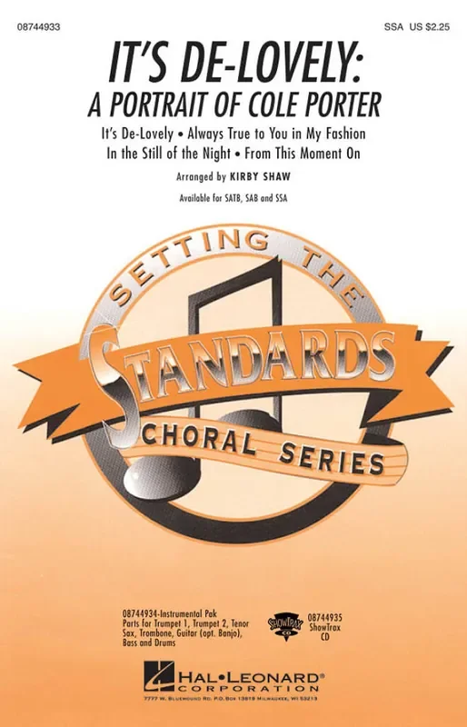 Cole Porter It‘s De-Lovely A Portrait of Cole Porter (Arr. Kirby Shaw) Frauenchor mit Begleitung