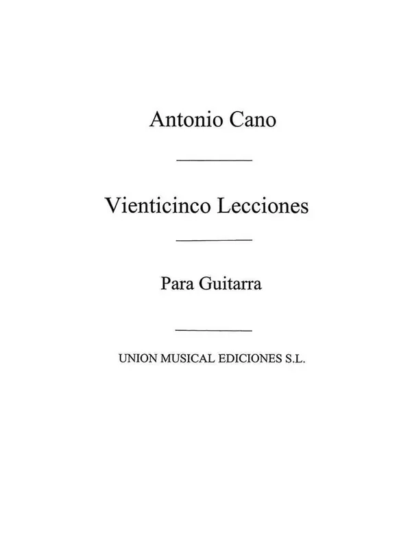 Coleccion de Veinticinco Lecciones