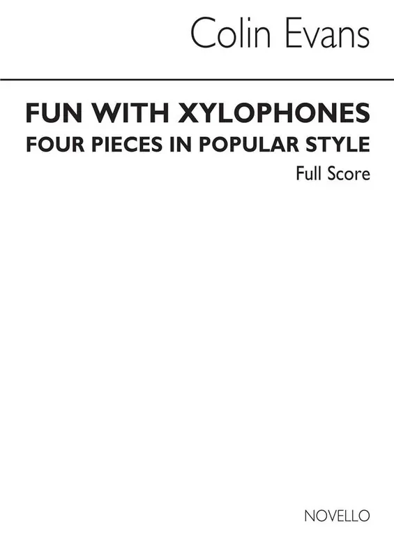 Colin Evans Fun With Xylophones Clarinet Ensemble Score Kammerensemble