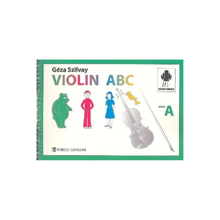 Colour Strings Violin ABC Book A