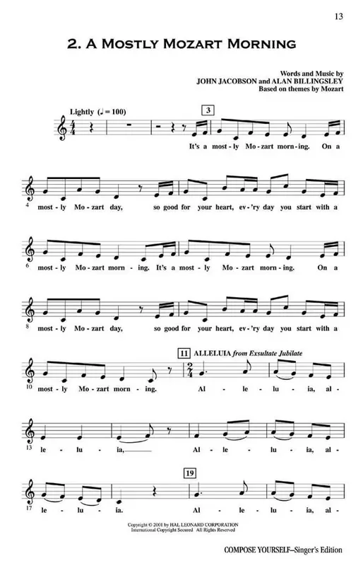 Compose Yourself A Musical for Young Voices