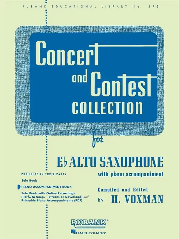 Concert And Contest Collection-Alto Saxophone (PA) Saxophon