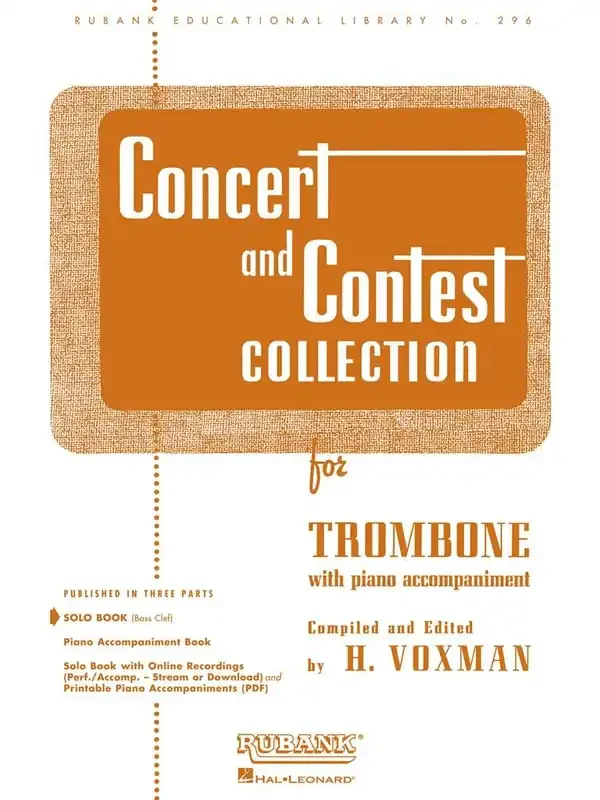 Concert And Contest Collection (Arr. Himie Voxman) Posaune Solo