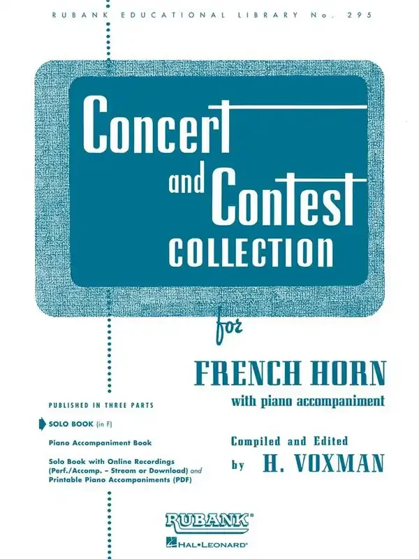 Concert And Contest Collection Horn Solo