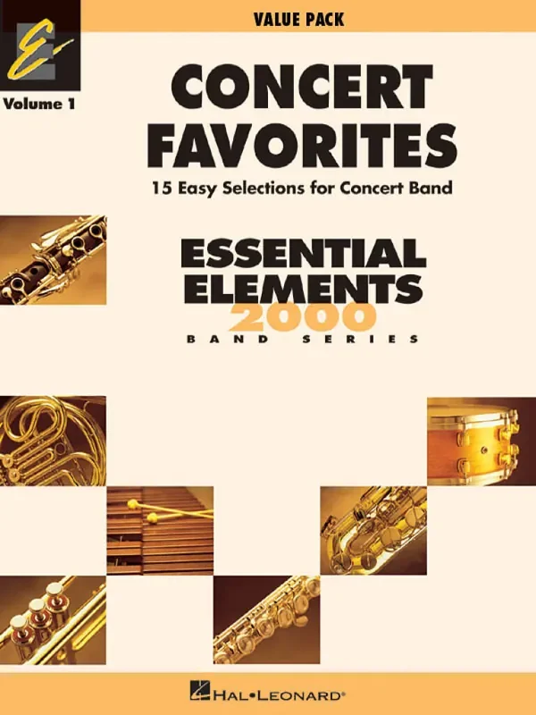 Concert Favorites Vol. 1 – Value Pak (Arr. John Higgins) Blasorchester
